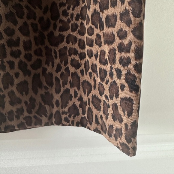 Colette Mordo for Sadimara Brown Leopard Print Skirt Women's Size 8 Office EUC - Picture 12 of 13
